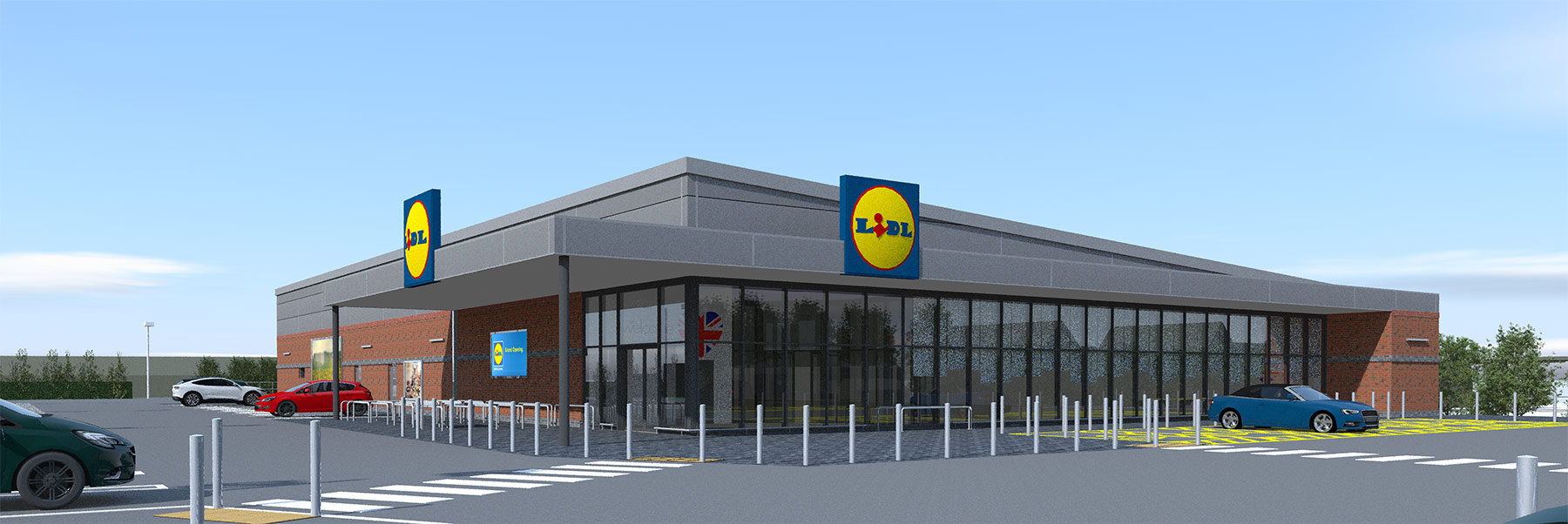 3D visual of the proposed store